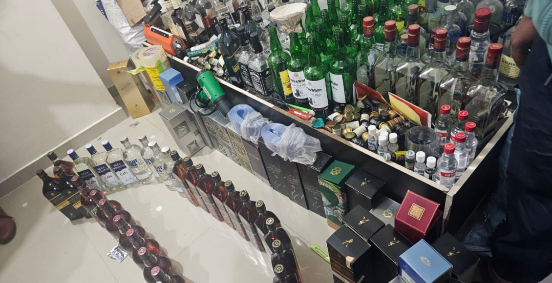 Stock of Scotch whisky seized in Marunji