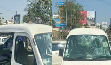 Firing and vandalism of ambulance for friend in Pune