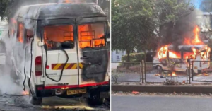 Tempo Travels accident in Hinjewadi