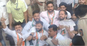 dheeraj ghate electricity theft protest by yuva congress pune