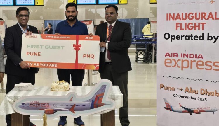 pune abu dhabi direct flight air india express start