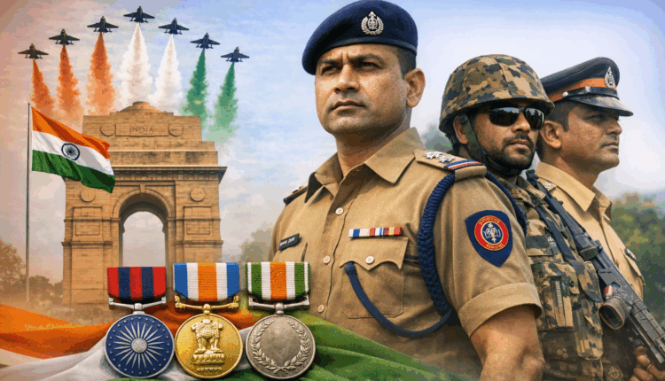 maharashtra officers gallantry awards republic day 2026