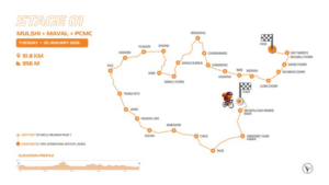 bajaj pune grand tour 2026 stage 1 hinjewadi akurdi