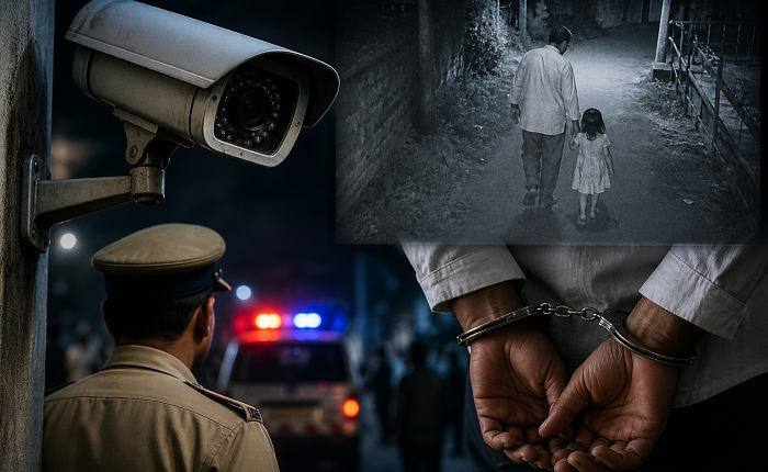 nasrapur cctv clue accused arrested no mobile
