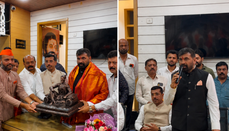 sachin ahir pune visit shiv sena organization